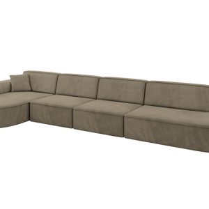 Narożnik lewostronne bez funkcji spania MARI-L3 413x171x79,5 Morelowy 823821