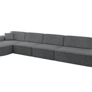 Narożnik lewostronne bez funkcji spania MARI-L3 413x171x79,5cm Ciemnoszary 525091