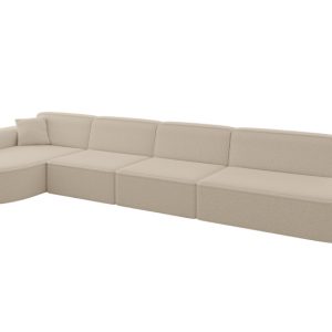 Narożnik lewostronne bez funkcji spania MARI-L3 413x171x79,5cm Ciemny beż 1049093