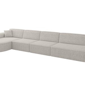 Narożnik lewostronne bez funkcji spania MARI-L3 413x171x79,5cm Jasnoszary 1049142