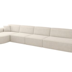 Narożnik lewostronne bez funkcji spania MARI-L3 413x171x79,5cm Kremowy 1049139