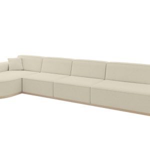 Narożnik lewostronne bez funkcji spania MARI-L3-v1 413x171x83 cm Beżowy 729355