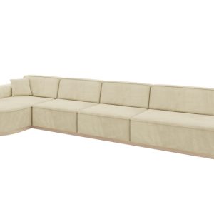 Narożnik lewostronne bez funkcji spania MARI-L3-v1 413x171x83 cm Beżowy 729465