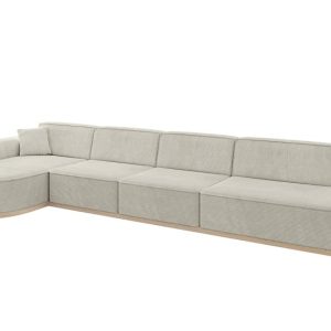 Narożnik lewostronne bez funkcji spania MARI-L3-v1 413x171x83 cm Kremowy 729318