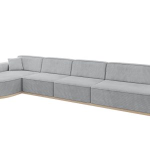 Narożnik lewostronne bez funkcji spania MARI-L3-v1 413x171x83 cm Szary 729197