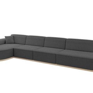 Narożnik lewostronne bez funkcji spania MARI-L3-v1 413x171x83 cm Szary 729183