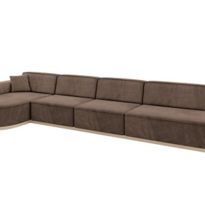 Narożnik lewostronne bez funkcji spania MARI-L3-v1 413x171x83cm Brązowy 729193 Narożnik lewostronne bez funkcji spania MARI-L3-v1 413x171x83cm Brązowy 729193