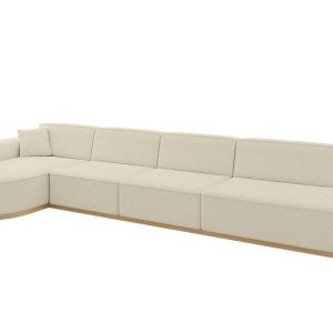 Narożnik lewostronne bez funkcji spania MARI-L3-v2 413x171x83 cm Beżowy 729219 Narożnik lewostronne bez funkcji spania MARI-L3-v2 413x171x83 cm Beżowy 729219