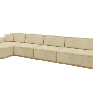 Narożnik lewostronne bez funkcji spania MARI-L3-v2 413x171x83 cm Beżowy 729374 Narożnik lewostronne bez funkcji spania MARI-L3-v2 413x171x83 cm Beżowy 729374