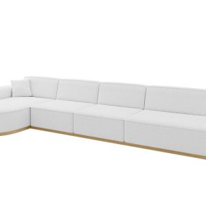 Narożnik lewostronne bez funkcji spania MARI-L3-v2 413x171x83 cm Biały 729217 Narożnik lewostronne bez funkcji spania MARI-L3-v2 413x171x83 cm Biały 729217