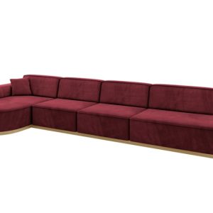 Narożnik lewostronne bez funkcji spania MARI-L3-v2 413x171x83 cm Bordowy 729366 Narożnik lewostronne bez funkcji spania MARI-L3-v2 413x171x83 cm Bordowy 729366