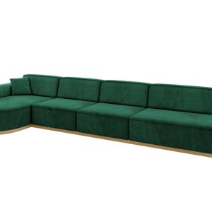 Narożnik lewostronne bez funkcji spania MARI-L3-v2 413x171x83 cm Zielony 729439 Narożnik lewostronne bez funkcji spania MARI-L3-v2 413x171x83 cm Zielony 729439