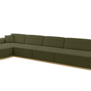 Narożnik lewostronne bez funkcji spania MARI-L3-v2 413x171x83 cm Zielony 729447 Narożnik lewostronne bez funkcji spania MARI-L3-v2 413x171x83 cm Zielony 729447