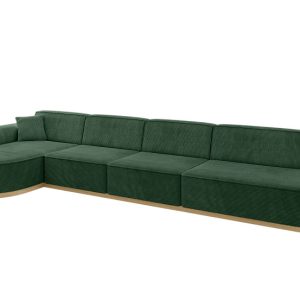 Narożnik lewostronne bez funkcji spania MARI-L3-v2 413x171x83 cm Zielony 729324 Narożnik lewostronne bez funkcji spania MARI-L3-v2 413x171x83 cm Zielony 729324