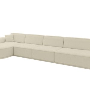 Narożnik lewostronne bez funkcji spania MARI-L3-v3 413x171x83 cm Beżowy 769466 Narożnik lewostronne bez funkcji spania MARI-L3-v3 413x171x83 cm Beżowy 769466