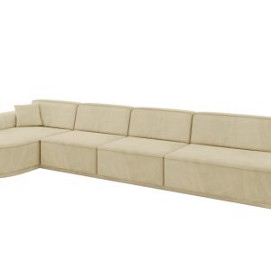 Narożnik lewostronne bez funkcji spania MARI-L3-v3 413x171x83 cm Beżowy 769492 Narożnik lewostronne bez funkcji spania MARI-L3-v3 413x171x83 cm Beżowy 769492