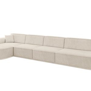 Narożnik lewostronne bez funkcji spania MARI-L3-v3 413x171x83 cm Beżowy 769389 Narożnik lewostronne bez funkcji spania MARI-L3-v3 413x171x83 cm Beżowy 769389