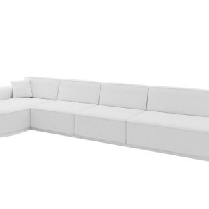Narożnik lewostronne bez funkcji spania MARI-L3-v3 413x171x83 cm Biały 769446 Narożnik lewostronne bez funkcji spania MARI-L3-v3 413x171x83 cm Biały 769446