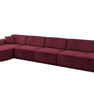 Narożnik lewostronne bez funkcji spania MARI-L3-v3 413x171x83 cm Bordowy 769384 Narożnik lewostronne bez funkcji spania MARI-L3-v3 413x171x83 cm Bordowy 769384
