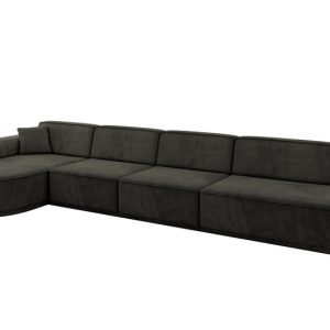 Narożnik lewostronne bez funkcji spania MARI-L3-v3 413x171x83 cm Czarny 769441 Narożnik lewostronne bez funkcji spania MARI-L3-v3 413x171x83 cm Czarny 769441