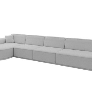 Narożnik lewostronne bez funkcji spania MARI-L3-v3 413x171x83 cm Jasnoszary 769506 Narożnik lewostronne bez funkcji spania MARI-L3-v3 413x171x83 cm Jasnoszary 769506