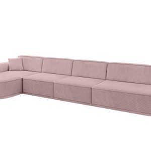 Narożnik lewostronne bez funkcji spania MARI-L3-v3 413x171x83 cm Różowy 769472 Narożnik lewostronne bez funkcji spania MARI-L3-v3 413x171x83 cm Różowy 769472
