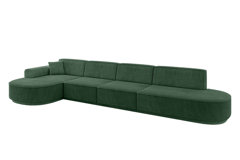 Narożnik lewostronne bez funkcji spania MARI-L3-v3 413x171x83 cm Zielony 769495