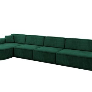 Narożnik lewostronne bez funkcji spania MARI-L3-v3 413x171x83 cm Zielony 769439 Narożnik lewostronne bez funkcji spania MARI-L3-v3 413x171x83 cm Zielony 769439