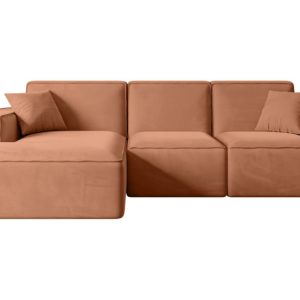 Narożnik lewostronne bez funkcji spania SERRA-L – 266x169x80 cm Morelowy 524500 Narożnik lewostronne bez funkcji spania SERRA-L – 266x169x80 cm Morelowy 524500