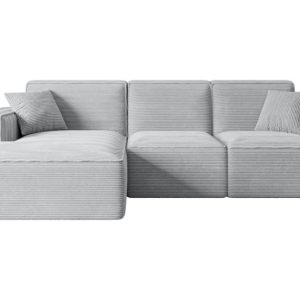 Narożnik lewostronne bez funkcji spania SERRA-L – 266x169x80 cm Szary 524503 Narożnik lewostronne bez funkcji spania SERRA-L – 266x169x80 cm Szary 524503