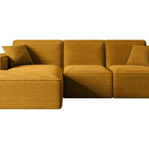 Narożnik lewostronne bez funkcji spania SERRA-L – 266x169x80 cm Żółty 524496 Narożnik lewostronne bez funkcji spania SERRA-L – 266x169x80 cm Żółty 524496