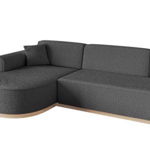 Narożnik lewostronny bez funkcji spania ARRIO-L1 – 243x171x83 cm Szary 786164 Narożnik lewostronny bez funkcji spania ARRIO-L1 – 243x171x83 cm Szary 786164