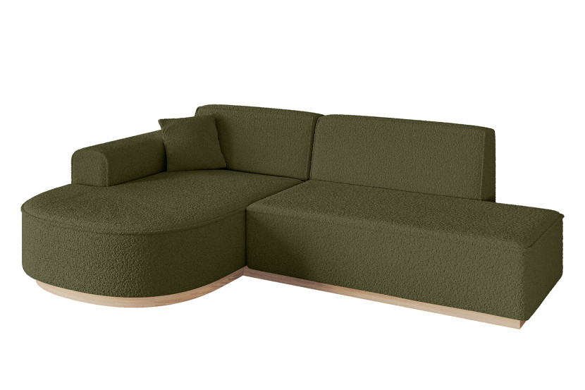Narożnik lewostronny bez funkcji spania ARRIO-L1 - 243x171x83 Zielony 786162