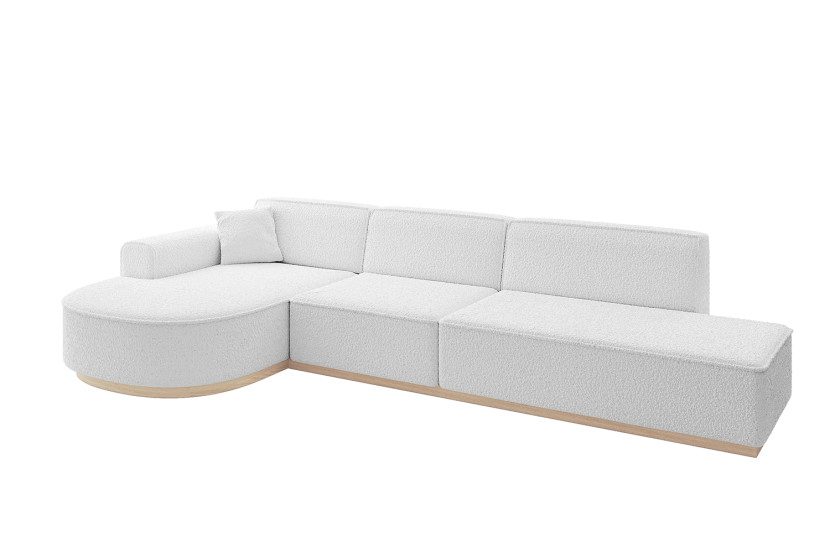 Narożnik lewostronny bez funkcji spania ARRIO-L2 - 328x171x83 Biały 804028
