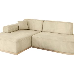 Narożnik lewostronny bez funkcji spania IREA-L1 232x165x80 Beżowy 753291 Narożnik lewostronny bez funkcji spania IREA-L1 232x165x80 Beżowy 753291