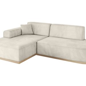 Narożnik lewostronny bez funkcji spania IREA-L1 232x165x80 Beżowy 807718 Narożnik lewostronny bez funkcji spania IREA-L1 232x165x80 Beżowy 807718