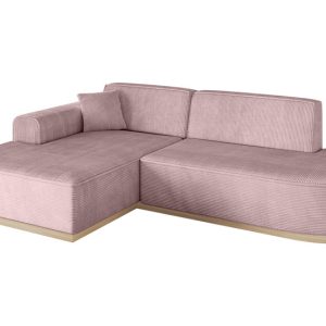 Narożnik lewostronny bez funkcji spania IREA-L1 232x165x80 Różowy 753339 Narożnik lewostronny bez funkcji spania IREA-L1 232x165x80 Różowy 753339