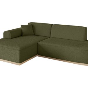 Narożnik lewostronny bez funkcji spania IREA-L1 232x165x80 Zielony 753420 Narożnik lewostronny bez funkcji spania IREA-L1 232x165x80 Zielony 753420