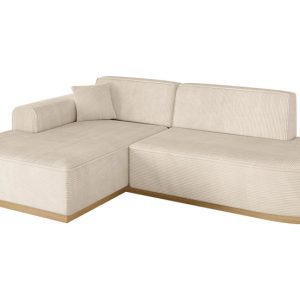 Narożnik lewostronny bez funkcji spania IREA-L1-v2 232x165x80 Beżowy 753441 Narożnik lewostronny bez funkcji spania IREA-L1-v2 232x165x80 Beżowy 753441