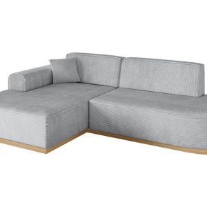 Narożnik lewostronny bez funkcji spania IREA-L1-v2 232x165x80 cm Szary 753365