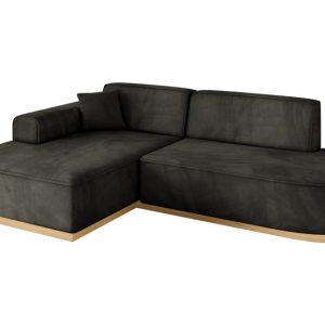 Narożnik lewostronny bez funkcji spania IREA-L1-v2 232x165x80 Czarny 753303