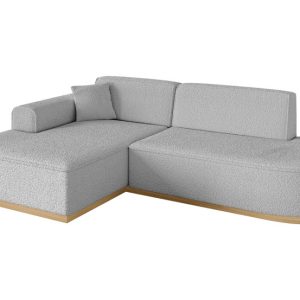Narożnik lewostronny bez funkcji spania IREA-L1-v2 232x165x80 Jasny szary 753257