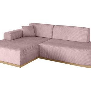Narożnik lewostronny bez funkcji spania IREA-L1-v2 232x165x80 Różowy 753390 Narożnik lewostronny bez funkcji spania IREA-L1-v2 232x165x80 Różowy 753390