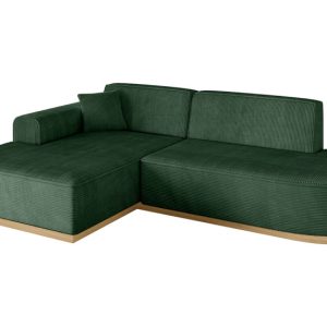 Narożnik lewostronny bez funkcji spania IREA-L1-v2 232x165x80 Zielony 753361 Narożnik lewostronny bez funkcji spania IREA-L1-v2 232x165x80 Zielony 753361