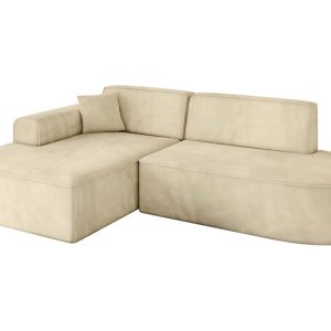 Narożnik lewostronny bez funkcji spania IREA-L1-v3 232x165x77 Beżowy 753410 Narożnik lewostronny bez funkcji spania IREA-L1-v3 232x165x77 Beżowy 753410