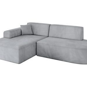 Narożnik lewostronny bez funkcji spania IREA-L1-v3 232x165x77 cm Szary 753470 Narożnik lewostronny bez funkcji spania IREA-L1-v3 232x165x77 cm Szary 753470