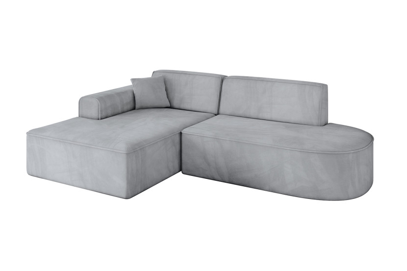 Narożnik lewostronny bez funkcji spania IREA-L1-v3 232x165x77 cm Szary 753470