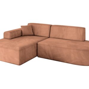 Narożnik lewostronny bez funkcji spania IREA-L1-v3 232x165x77 Morelowy 807768 Narożnik lewostronny bez funkcji spania IREA-L1-v3 232x165x77 Morelowy 807768