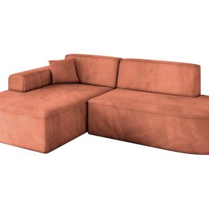 Narożnik lewostronny bez funkcji spania IREA-L1-v3 232x165x77 Morelowy 753476 Narożnik lewostronny bez funkcji spania IREA-L1-v3 232x165x77 Morelowy 753476