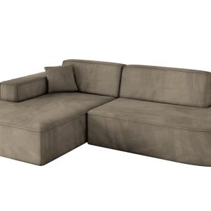 Narożnik lewostronny bez funkcji spania IREA-L1-v4 232x165x77 Brązowy 807791 Narożnik lewostronny bez funkcji spania IREA-L1-v4 232x165x77 Brązowy 807791